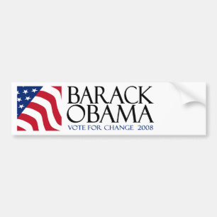 Autocollant De Voiture Adhésif pour pare-chocs de Barack Obama