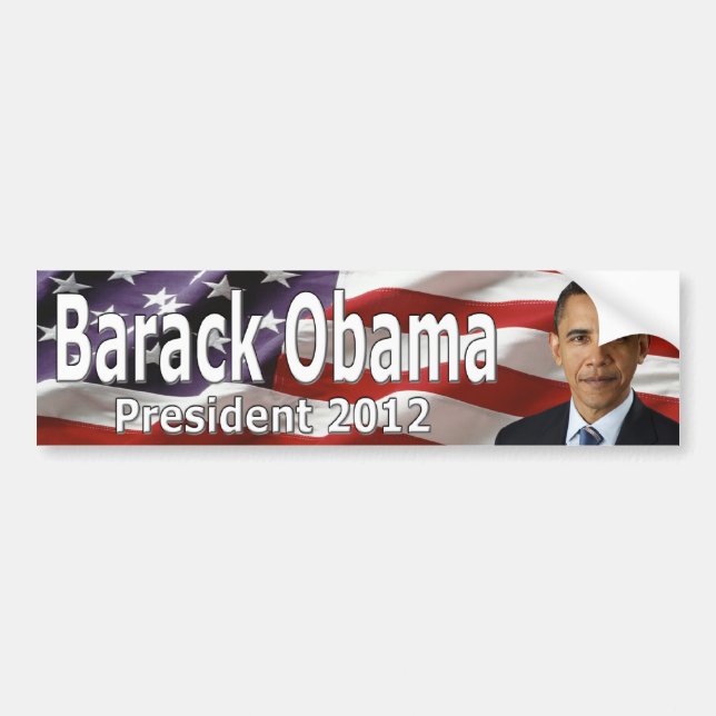 Autocollant De Voiture Adhésif pour pare-chocs de Barack Obama (Devant)