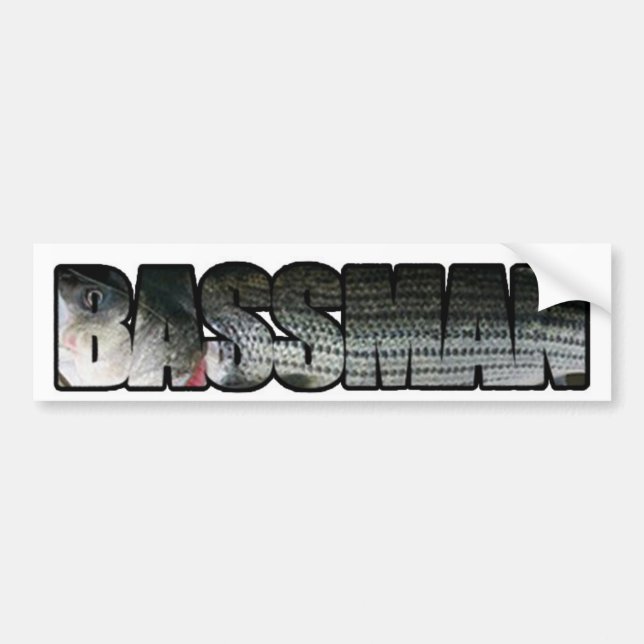 Autocollant De Voiture Adhésif pour pare-chocs de Bassman (Devant)