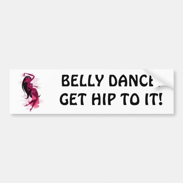 Autocollant De Voiture Adhésif pour pare-chocs de Bellydance (Devant)