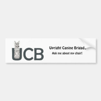 Autocollant De Voiture Adhésif pour pare-chocs de berger allemand de