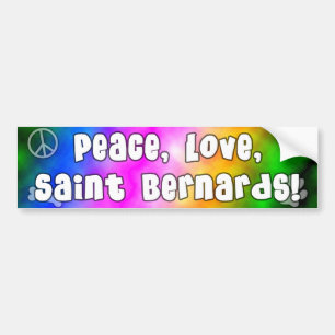 Autocollant De Voiture Adhésif pour pare-chocs de Bernards de saint