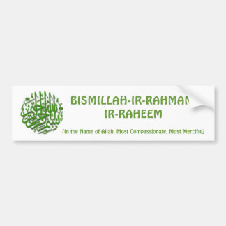 Autocollant De Voiture Adhésif pour pare-chocs de Bismillah