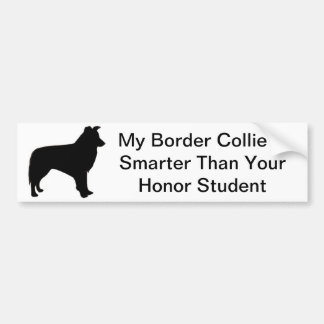 Autocollant De Voiture Adhésif pour pare-chocs de border collie