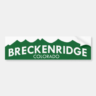 Autocollant De Voiture Adhésif pour pare-chocs de Breckenridge le