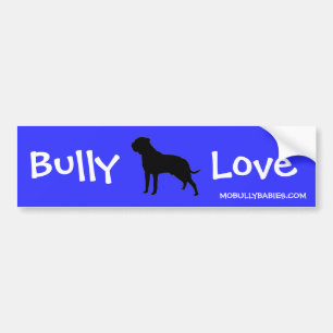 Autocollant De Voiture Adhésif pour pare-chocs de Bullmastiff d'amour de