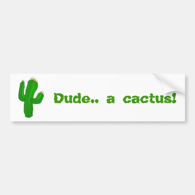 Autocollant De Voiture Adhésif pour pare-chocs de cactus de Jovi (Devant)
