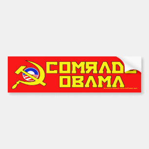 Autocollant De Voiture Adhésif pour pare-chocs de camarade Obama