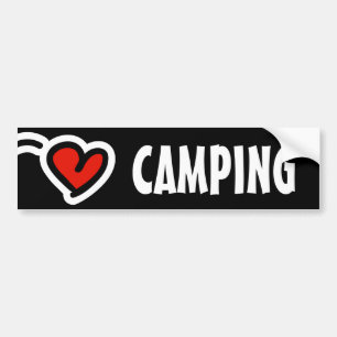 Autocollant De Voiture Adhésif pour pare-chocs de camping d'amour