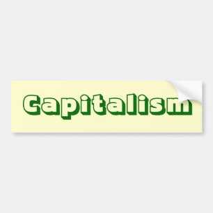 Autocollant De Voiture Adhésif pour pare-chocs de capitalisme