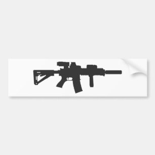 Autocollant De Voiture Adhésif pour pare-chocs de carabine de fusil