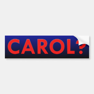 Autocollant De Voiture Adhésif pour pare-chocs de Carol