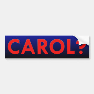 Autocollant De Voiture Adhésif pour pare-chocs de Carol