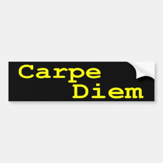 Autocollant De Voiture Adhésif pour pare-chocs de Carpe Diem