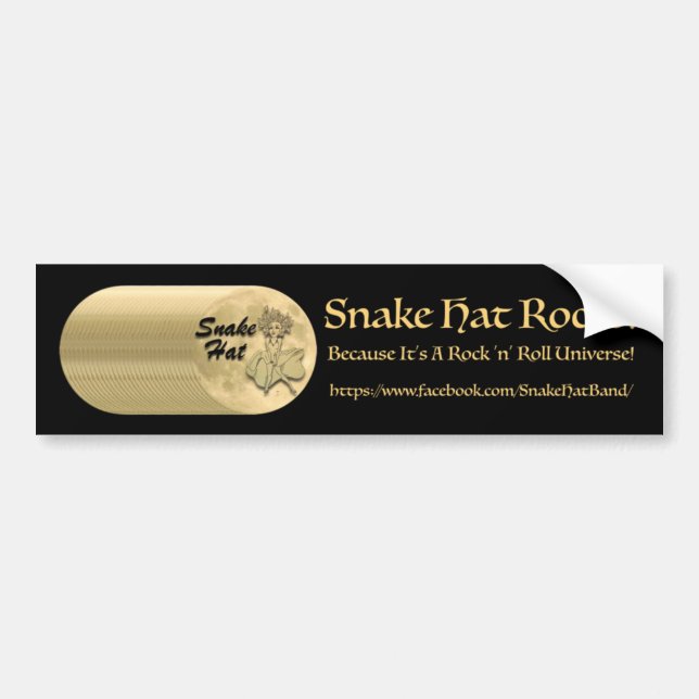 Autocollant De Voiture Adhésif pour pare-chocs de casquette de serpent (Devant)