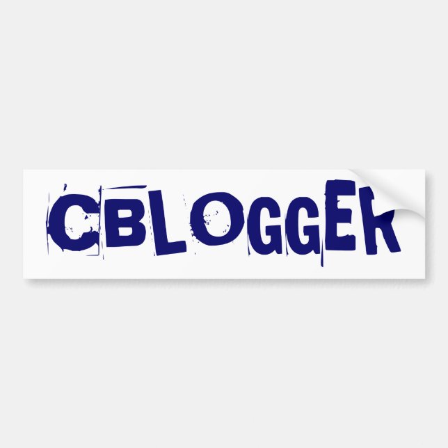 Autocollant De Voiture Adhésif pour pare-chocs de Cblogger (Devant)