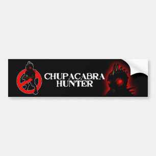 Autocollant De Voiture Adhésif pour pare-chocs de CHASSEUR de CHUPACABRA