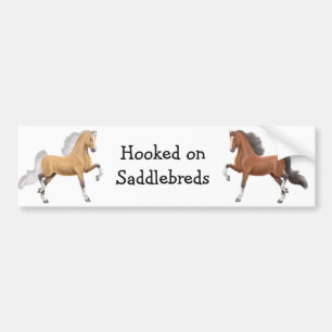 Autocollant De Voiture Adhésif pour pare-chocs de chevaux de Saddlebred