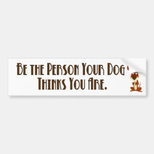 Autocollant De Voiture Adhésif pour pare-chocs de chien