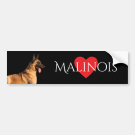 Autocollant De Voiture Adhésif pour pare-chocs de chien de Malinois