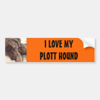Adhésif pour pare-chocs de chien de Plott