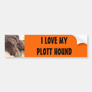 Autocollant De Voiture Adhésif pour pare-chocs de chien de Plott