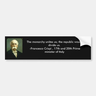Autocollant De Voiture Adhésif pour pare-chocs de citation de monarchie