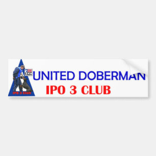 Autocollant De Voiture Adhésif pour pare-chocs de club d'IPO 3