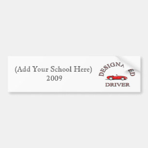 Autocollant De Voiture Adhésif pour pare-chocs de conducteur indiqué