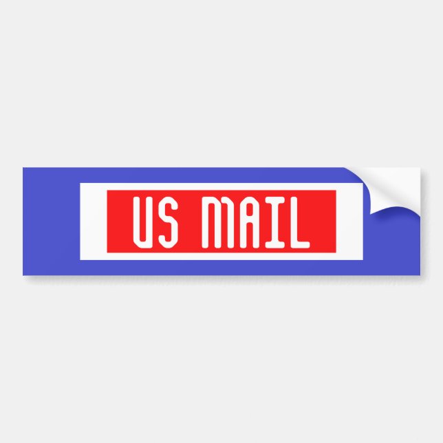 Autocollant De Voiture Adhésif pour pare-chocs de COURRIER des USA (Devant)