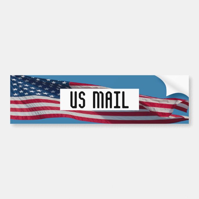 Autocollant De Voiture Adhésif pour pare-chocs de COURRIER des USA (Devant)