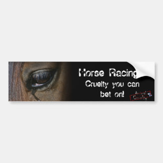 Autocollant De Voiture Adhésif pour pare-chocs de course de chevaux