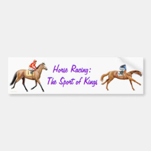 Autocollant De Voiture Adhésif pour pare-chocs de course de chevaux
