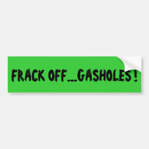 Autocollant De Voiture Adhésif pour pare-chocs de coutume de Fracking