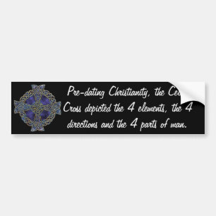 Autocollant De Voiture Adhésif pour pare-chocs de croix celtique