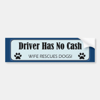 Autocollant De Voiture Adhésif pour pare-chocs de délivrance de chien