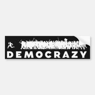 Autocollant De Voiture Adhésif pour pare-chocs de Democrazy