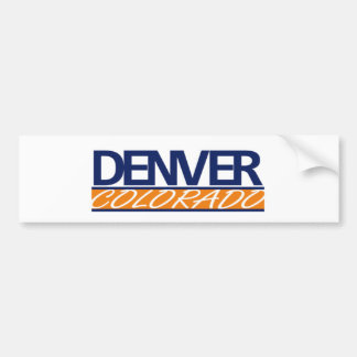 Autocollant De Voiture Adhésif pour pare-chocs de Denver le Colorado