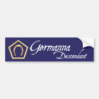 Autocollant De Voiture Adhésif pour pare-chocs de descendant de Germanna