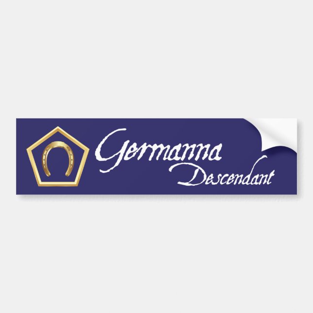 Autocollant De Voiture Adhésif pour pare-chocs de descendant de Germanna (Devant)