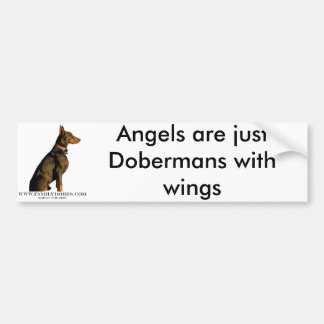 Autocollant De Voiture adhésif pour pare-chocs de dobermann