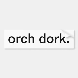 Autocollant De Voiture adhésif pour pare-chocs de dork d'orch