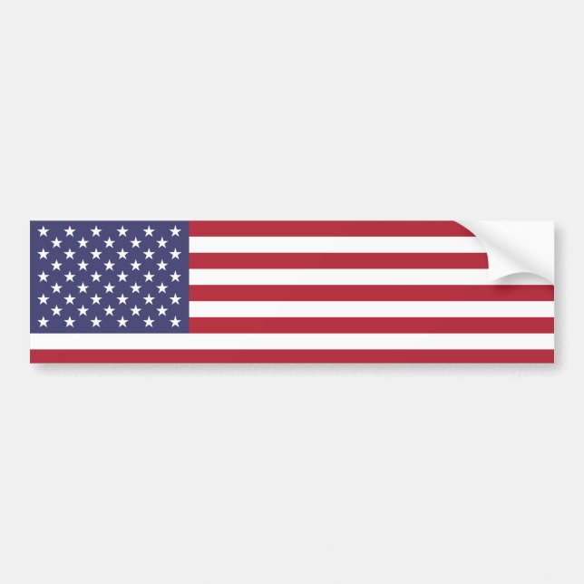 Autocollant De Voiture Adhésif pour pare-chocs de drapeau américain (Devant)