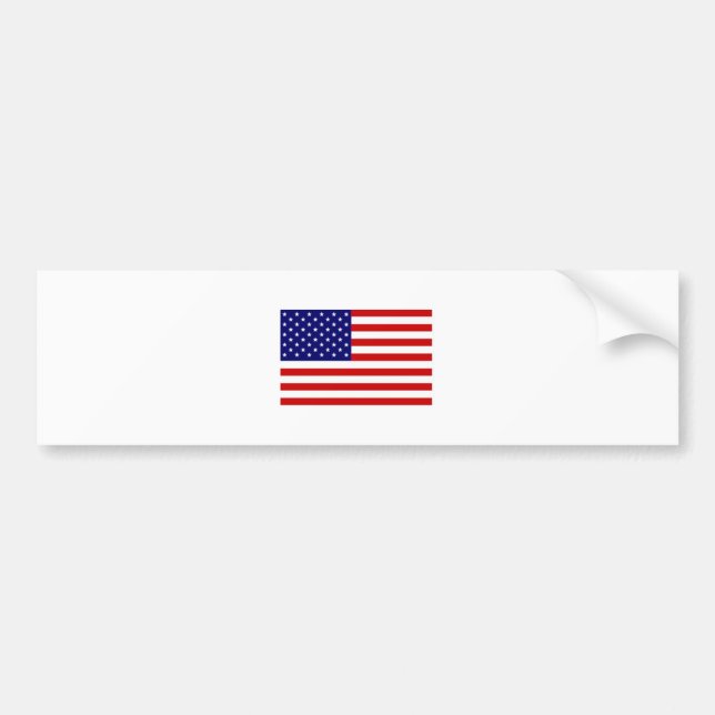 Autocollant De Voiture Adhésif pour pare-chocs de drapeau américain (Devant)