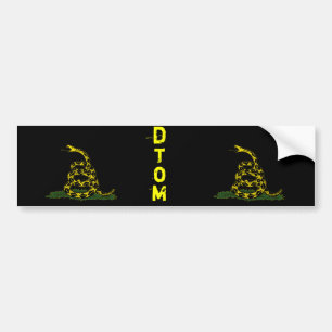 Autocollant De Voiture Adhésif pour pare-chocs de drapeau de Gadsden