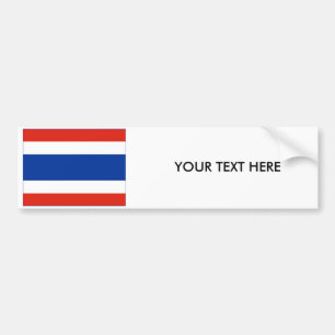 Autocollant De Voiture Adhésif pour pare-chocs de DRAPEAU de la Thaïlan