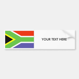 Autocollant De Voiture Adhésif pour pare-chocs de DRAPEAU de l'Afrique du
