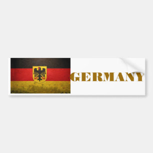 AUTOCOLLANT DE VOITURE ADHÉSIF POUR PARE-CHOCS DE DRAPEAU DE L'ALLEMAGNE