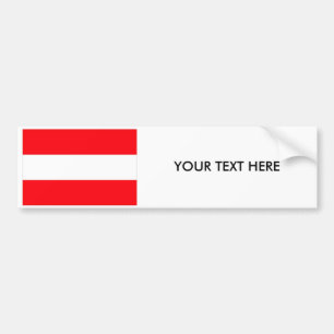 Autocollant De Voiture Adhésif pour pare-chocs de DRAPEAU de l'AUTRICHE