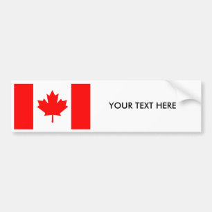 Autocollant De Voiture Adhésif pour pare-chocs de DRAPEAU du CANADA